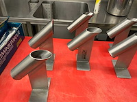 Delmo rvs slagerij toolhouder (6x)
