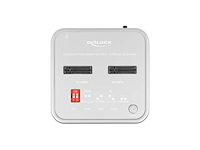 Delock dockingstation voor 1 x m.2 nvme ssd + 1 x m.2 sata - afbeelding 3 van  6