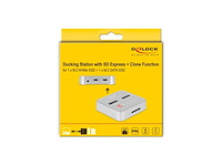 Delock dockingstation voor 1 x m.2 nvme ssd + 1 x m.2 sata - afbeelding 4 van  6