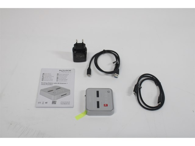 Delock dockingstation voor 1 x m.2 nvme ssd + 1 x m.2 sata - afbeelding 5 van  6