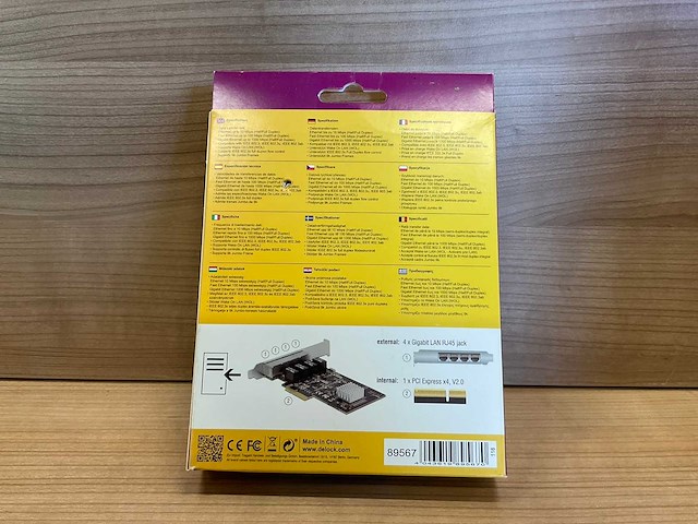 Delock gigabit lan pci express card - afbeelding 4 van  4
