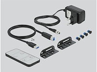 Delock hdmi kvm switch 4k 60hz met usb 3.0 en audio - afbeelding 3 van  5
