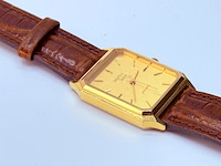 Deloitte & touche goudkleurig tank horloge - afbeelding 3 van  7