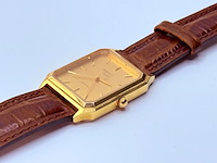 Deloitte & touche goudkleurig tank horloge - afbeelding 4 van  7