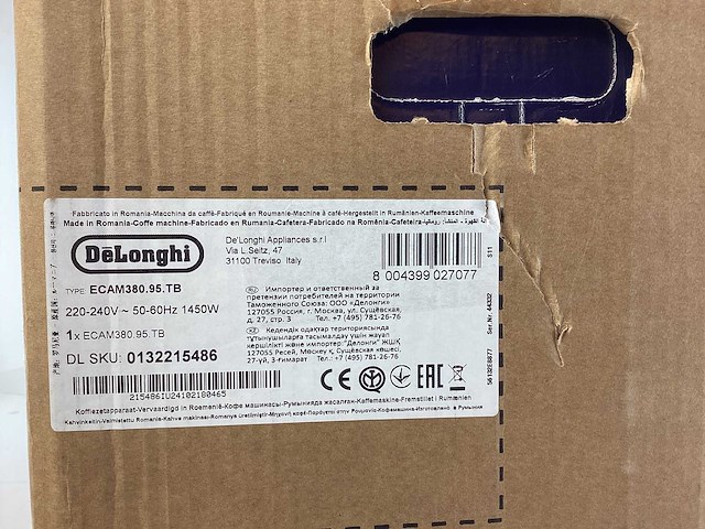 De’longhi - ecam380.95.tb - dinamica - koffiemachine - afbeelding 2 van  4