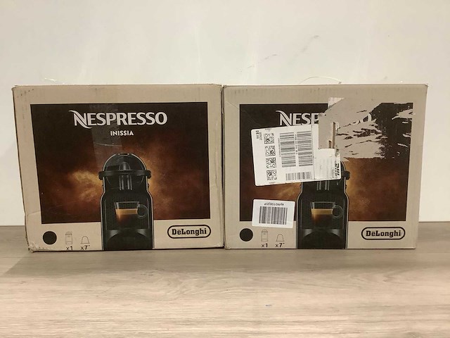 De'longhi nespresso inissia koffiemachine (2x) - afbeelding 1 van  5