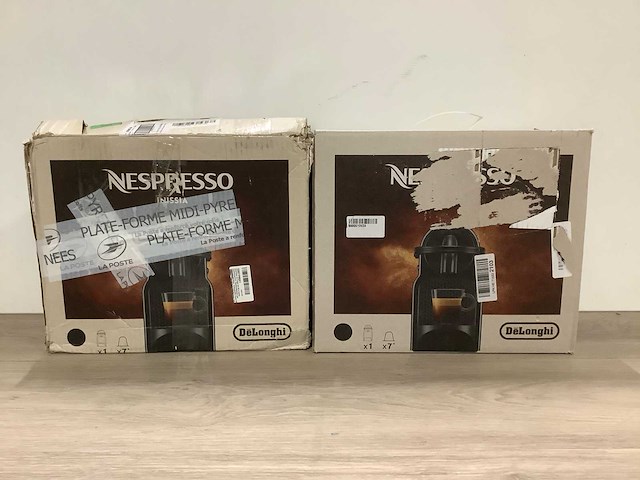 De'longhi nespresso inissia koffiemachine (2x) - afbeelding 1 van  5