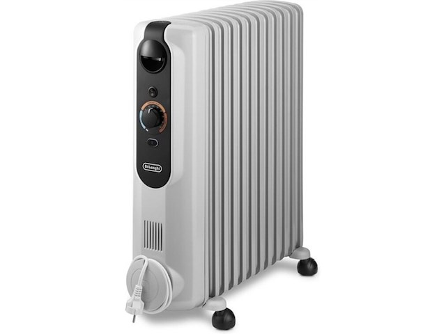 De'longhi olieradiator trrse1225 zwart/wit - afbeelding 1 van  6