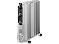 De'longhi olieradiator trrse1225 zwart/wit - afbeelding 1 van  6