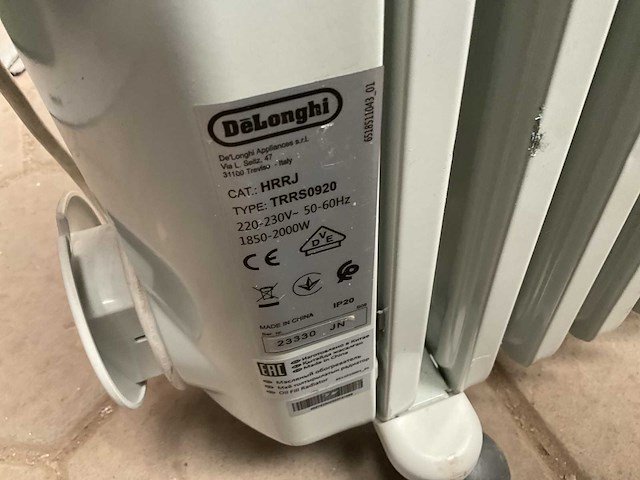 Delonghi trrs0920 electrische radiator - afbeelding 6 van  6