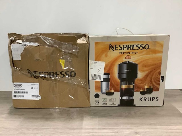 De'longhi/krups nespresso koffiemachine (2x) - afbeelding 1 van  5