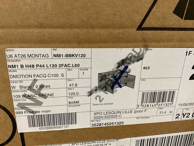 Delpha d-motion 120cm wastafelonderkast - afbeelding 4 van  4