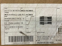 Delpha d-motion 80cm 2-deurs spiegelkast - afbeelding 4 van  5