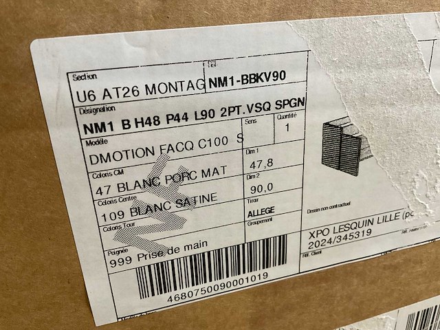 Delpha d-motion 90cm wastafelonderkast - afbeelding 2 van  2