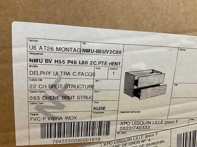 Delpha ultra cadra 80cm wastafelonderkast - afbeelding 4 van  4