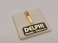 Delphi juwelier 18kt doublé gouden pendant - afbeelding 1 van  3