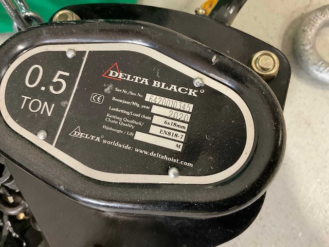 Delta black kettingtakel (2x) - afbeelding 3 van  7