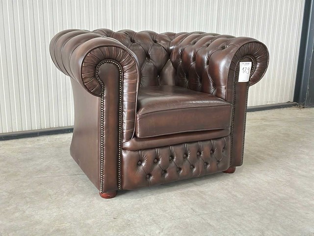 Delta chesterfield fauteuil - afbeelding 3 van  7