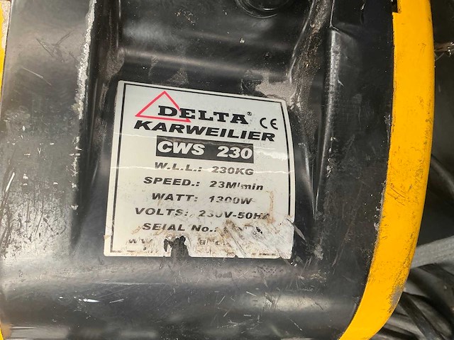Delta cws230 steigerlier 230kg - afbeelding 4 van  6
