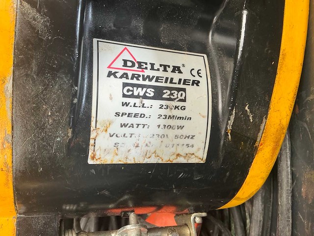 Delta cws230 steigerlier 230kg - afbeelding 7 van  7