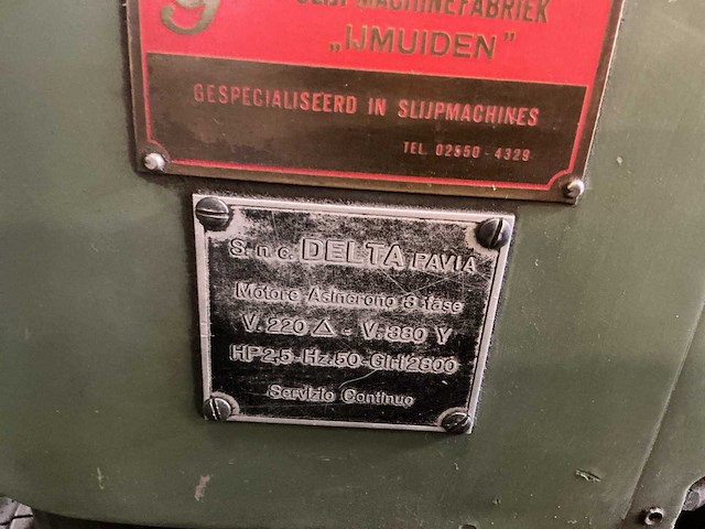 Delta giri2800 vlakslijpmachine - afbeelding 9 van  9