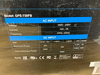 Delta gps750fb 80 plus platinum voeding - afbeelding 2 van  2