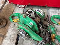 Delta green 1,5 ton kettingtakel (2x) - afbeelding 3 van  4