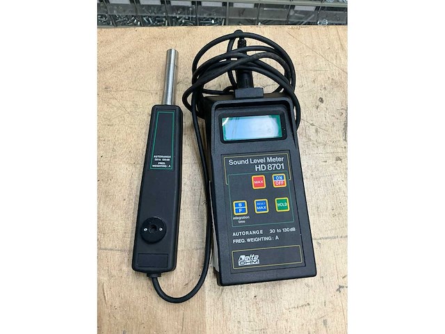 Delta hd 8701 geluidsmeter - afbeelding 2 van  2