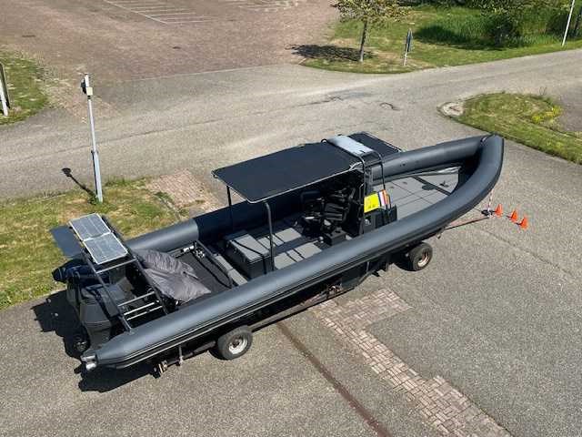 Delta patrol 1200 tx super rhib 12,3 m met 2x 150 pk suzuki motoren & aanhanger - afbeelding 1 van  9