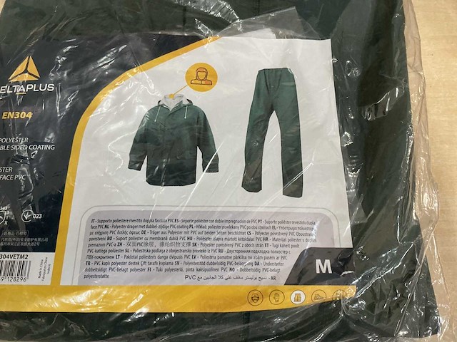 Delta plus regenkleding jas en broek (3x) - afbeelding 2 van  3
