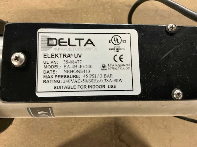 Delta uv- water sanitizer - afbeelding 2 van  5