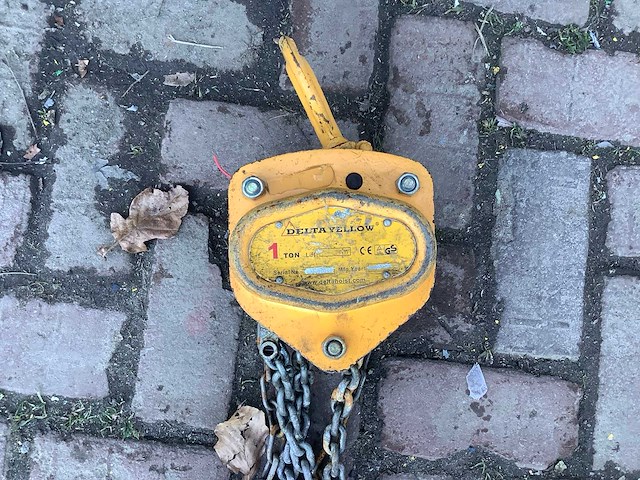 Delta yellow kettingtakel - afbeelding 2 van  3
