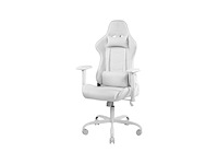 Deltaco gaming white line wch80 gamingstoel pu-leer wit - afbeelding 1 van  5