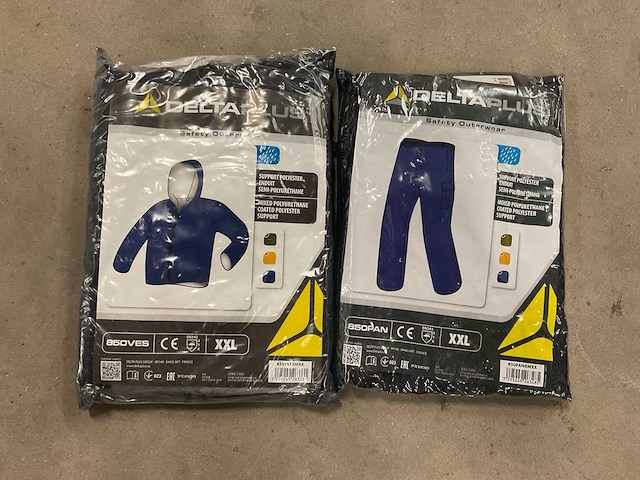 Deltaplus 850pan + 850ves regenpak (maat xxl) - afbeelding 2 van  2