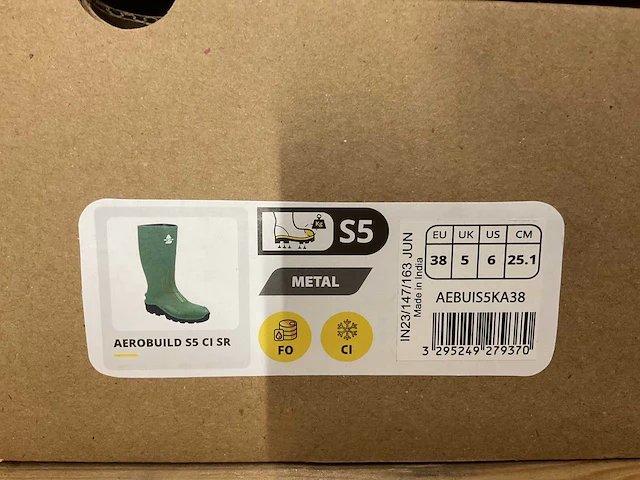 Deltaplus aerobuild s5 ci sr paar werklaarzen (maat 38) - afbeelding 3 van  3