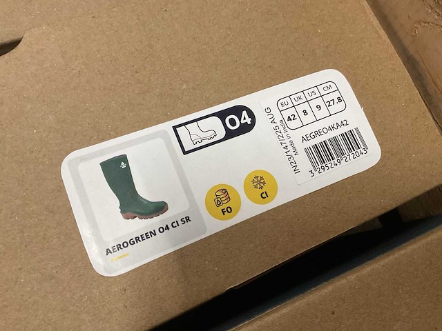 Deltaplus aerogreen o4 ci sr paar werklaarzen (maat 42) - afbeelding 3 van  3