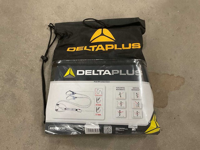 Deltaplus an218r2cdd 1.5-2m vallijn met energie-absorber - afbeelding 2 van  2