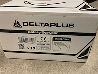 Deltaplus brava2 clear doos á 10 stuks veiligheidsbrillen (2x) - afbeelding 3 van  3