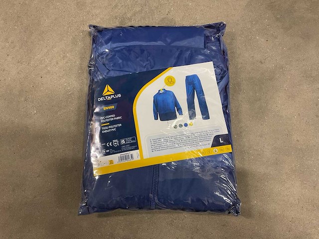 Deltaplus en400 regenpak (maat l) (9x) - afbeelding 2 van  2
