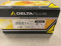 Deltaplus fuji clear doos á 10 stuks veiligheidsbrillen (4x) - afbeelding 2 van  2