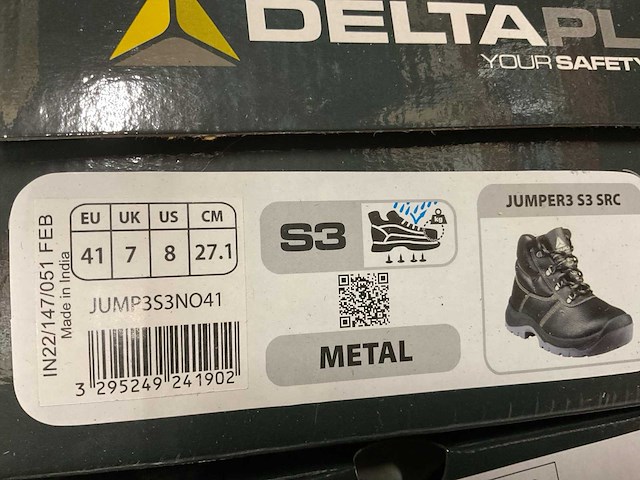 Deltaplus jumper3 s3 src paar werkschoenen (maat 41) - afbeelding 2 van  3