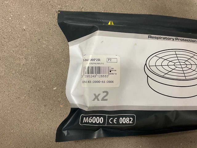 Deltaplus m6000 p2r verpakking á 2 stuks filterpatronen (4x) - afbeelding 3 van  3