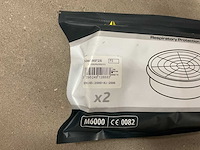 Deltaplus m6000 p2r verpakking á 2 stuks filterpatronen (4x) - afbeelding 3 van  3