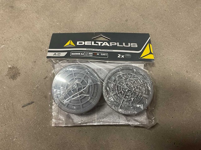 Deltaplus m6000e a2 verpakking á 2 stuks filterpatronen (5x) - afbeelding 2 van  3
