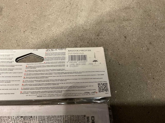 Deltaplus m6000e prep3 verpakking á 2 stuks filterpatronen (8x) - afbeelding 3 van  3