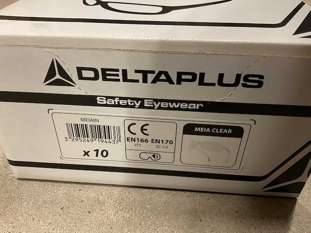 Deltaplus meia clear doos á 10 stuks veiligheidsbrillen (6x) - afbeelding 3 van  3
