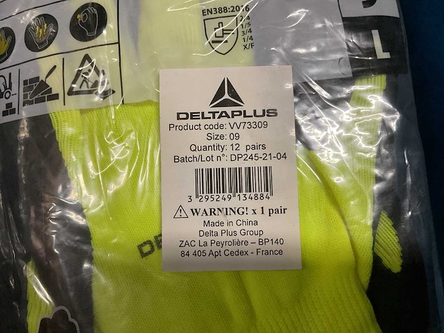 Deltaplus partij werkhandschoenen (maat 9+10), 33 paar - afbeelding 3 van  4