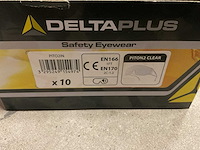 Deltaplus piton2 clear doos á 10 stuks veiligheidsbrillen (2x) - afbeelding 3 van  3