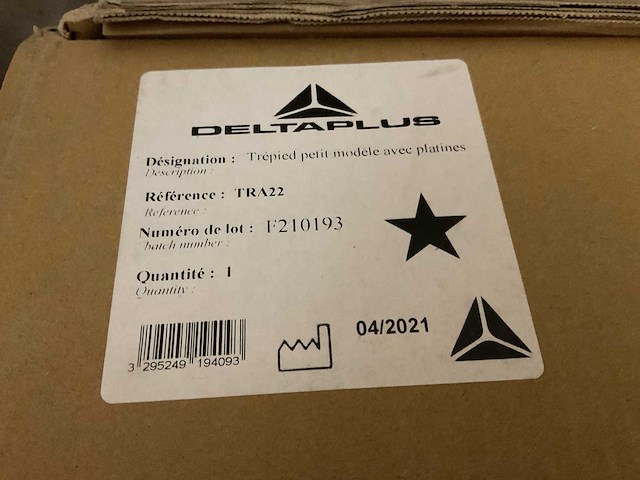 Deltaplus tra22 telescopisch 3-poot statief - afbeelding 2 van  2