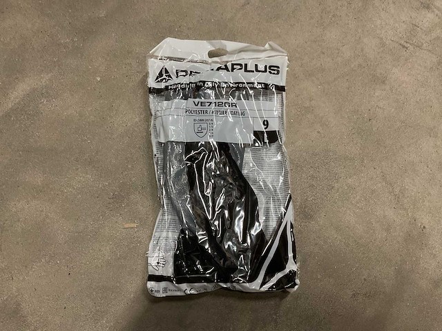 Deltaplus ve712gr paar werkhandschoenen (maat 9) (30x) - afbeelding 2 van  2